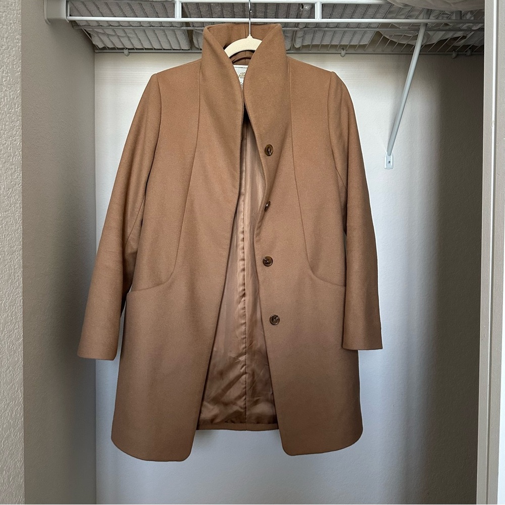 aritzia wilfred the cocoon coat - fairmont camel
